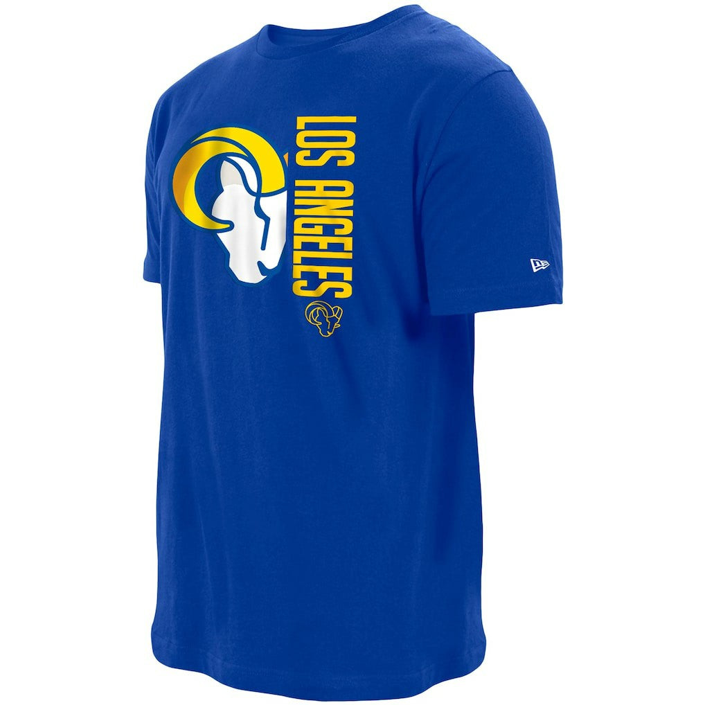 Los Angeles Rams New Era Split Logo 2-Hit T-Shirt - Royal sale