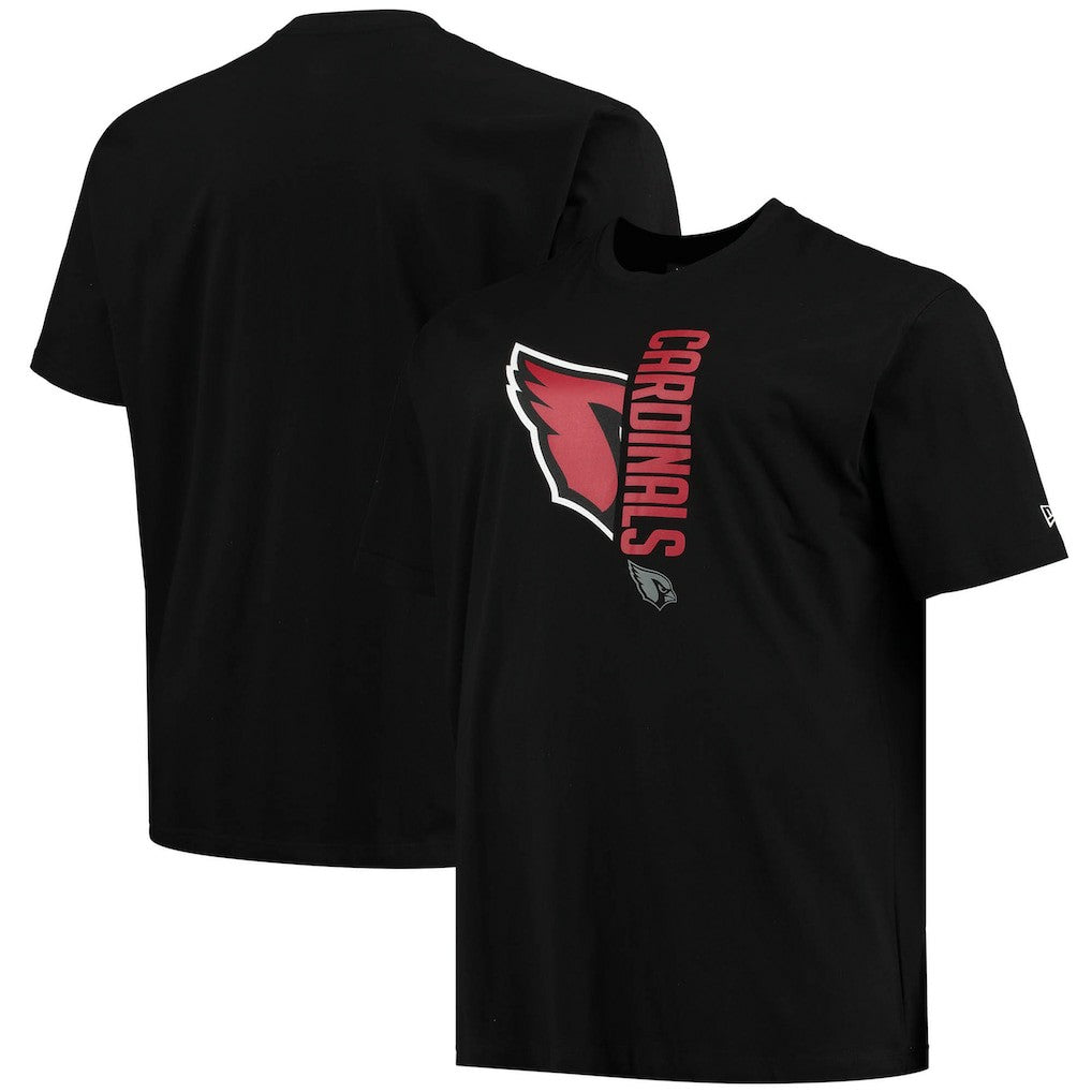 Arizona Cardinals New Era Big & Tall 2-Hit T-Shirt - Black for sale