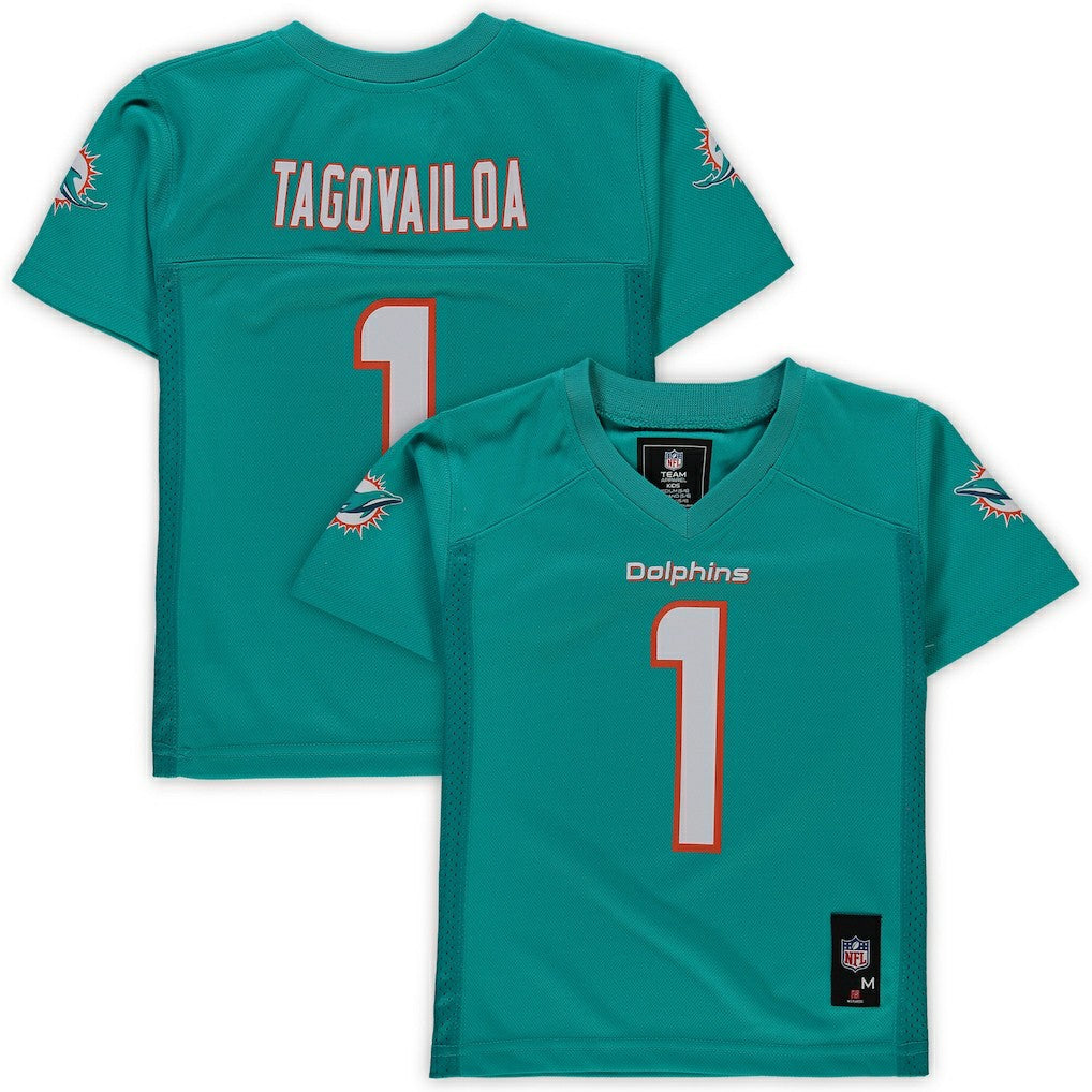Tua Tagovailoa Miami Dolphins Preschool Replica Player Jersey - Aqua sale