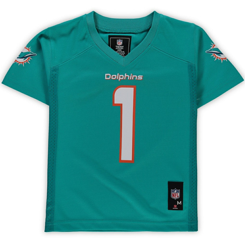 Tua Tagovailoa Miami Dolphins Preschool Replica Player Jersey - Aqua sale