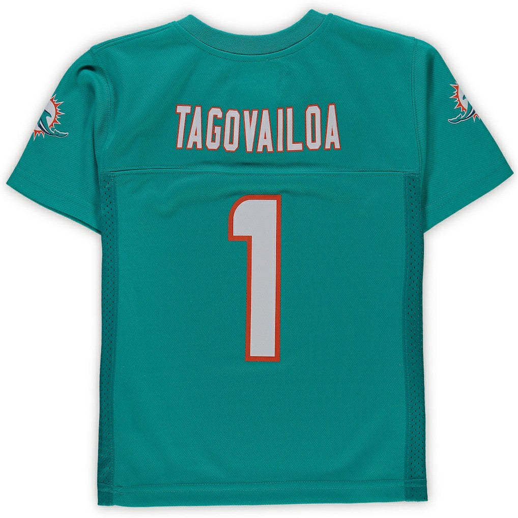Tua Tagovailoa Miami Dolphins Preschool Replica Player Jersey - Aqua sale