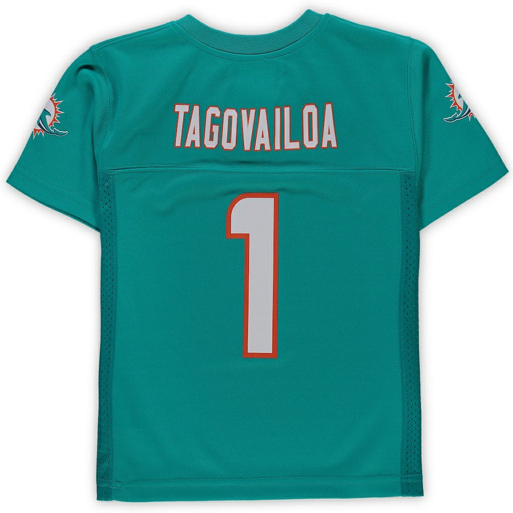 Tua Tagovailoa Miami Dolphins Preschool Replica Player Jersey - Aqua sale