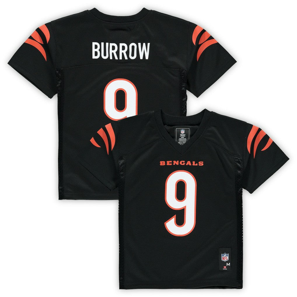 Joe Burrow Cincinnati Bengals Preschool Replica Player Jersey - Black sale