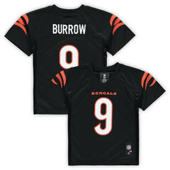 Joe Burrow Cincinnati Bengals Preschool Replica Player Jersey - Black sale