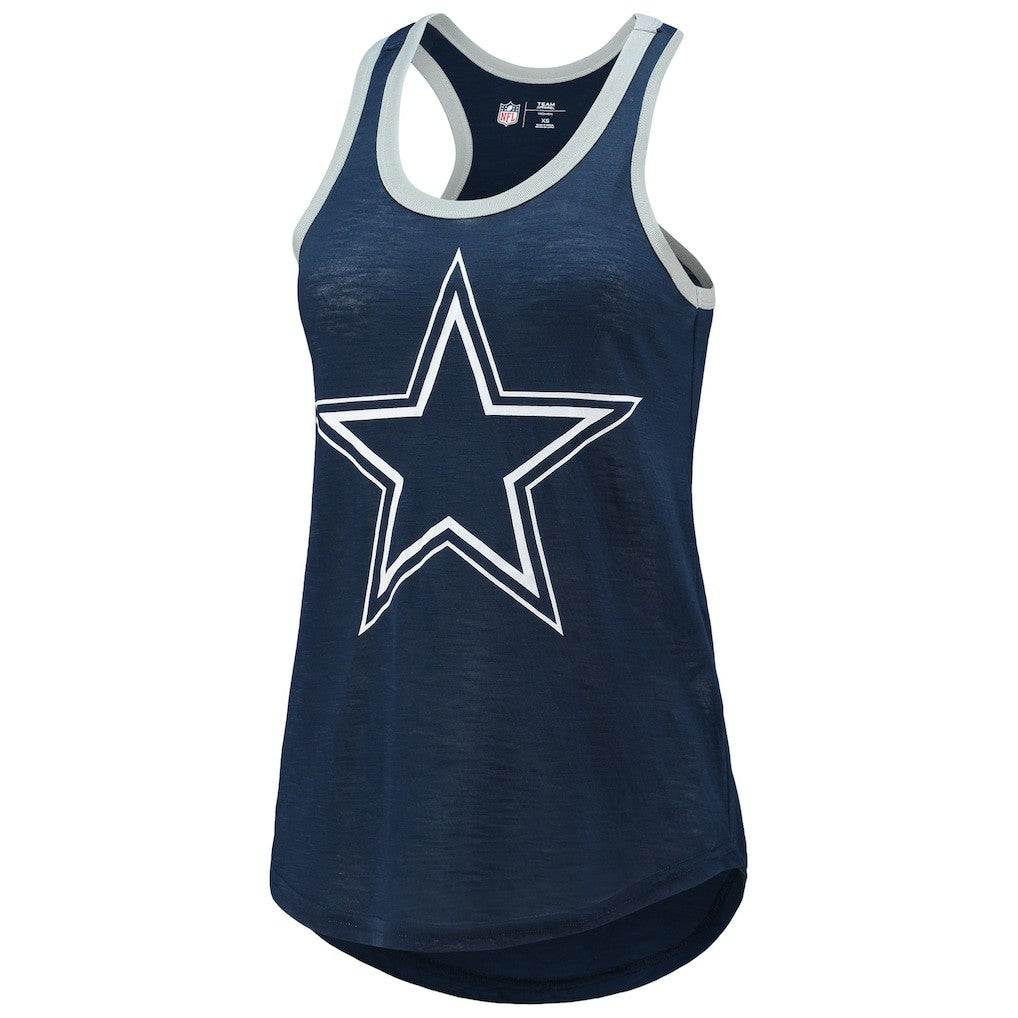 Dallas Cowboys G-III 4Her by Carl Banks Women's Tater Burnout Tank Top - Navy online