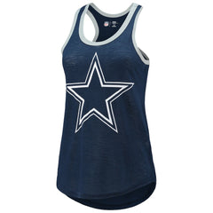 Dallas Cowboys G-III 4Her by Carl Banks Women's Tater Burnout Tank Top - Navy online