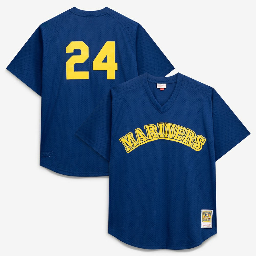 Ken Griffey Jr. Seattle Mariners Big & Tall Cooperstown Collection Mesh Batting Practice Jersey Royal