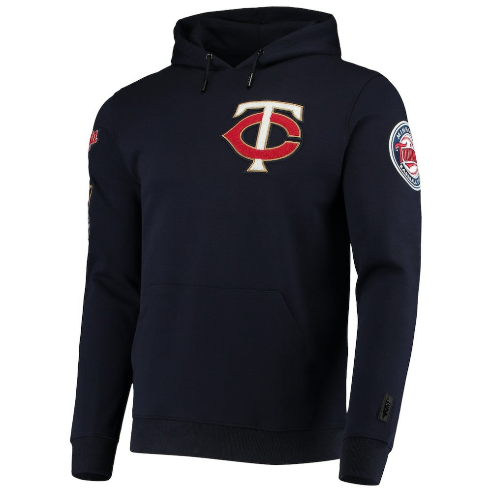 Minnesota Twins Pro Standard Team Logo Pullover Hoodie Navy