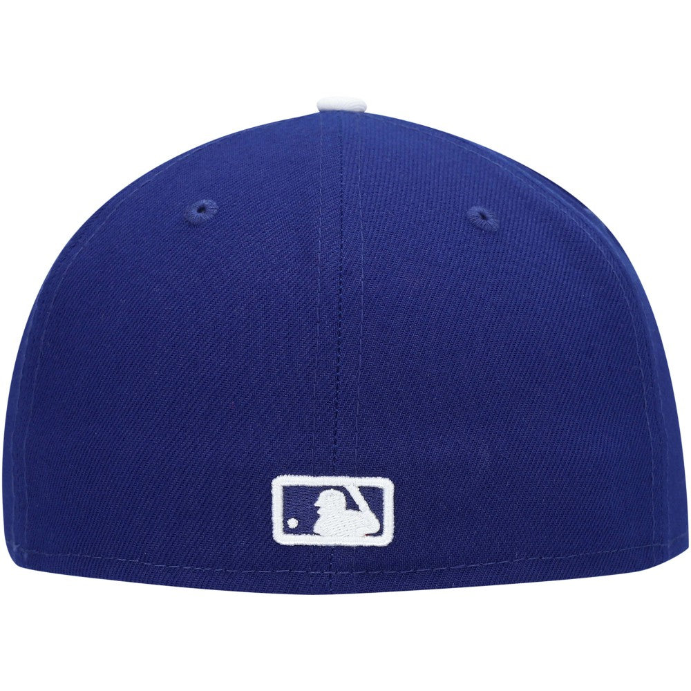Los Angeles Dodgers White Logo 59FIFTY Fitted Hat Royal
