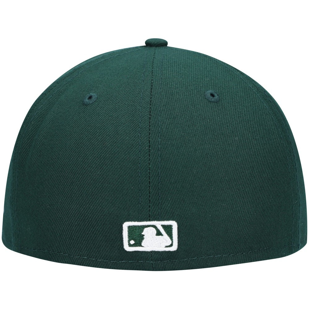 Milwaukee Brewers White Logo 59FIFTY Fitted Hat Green