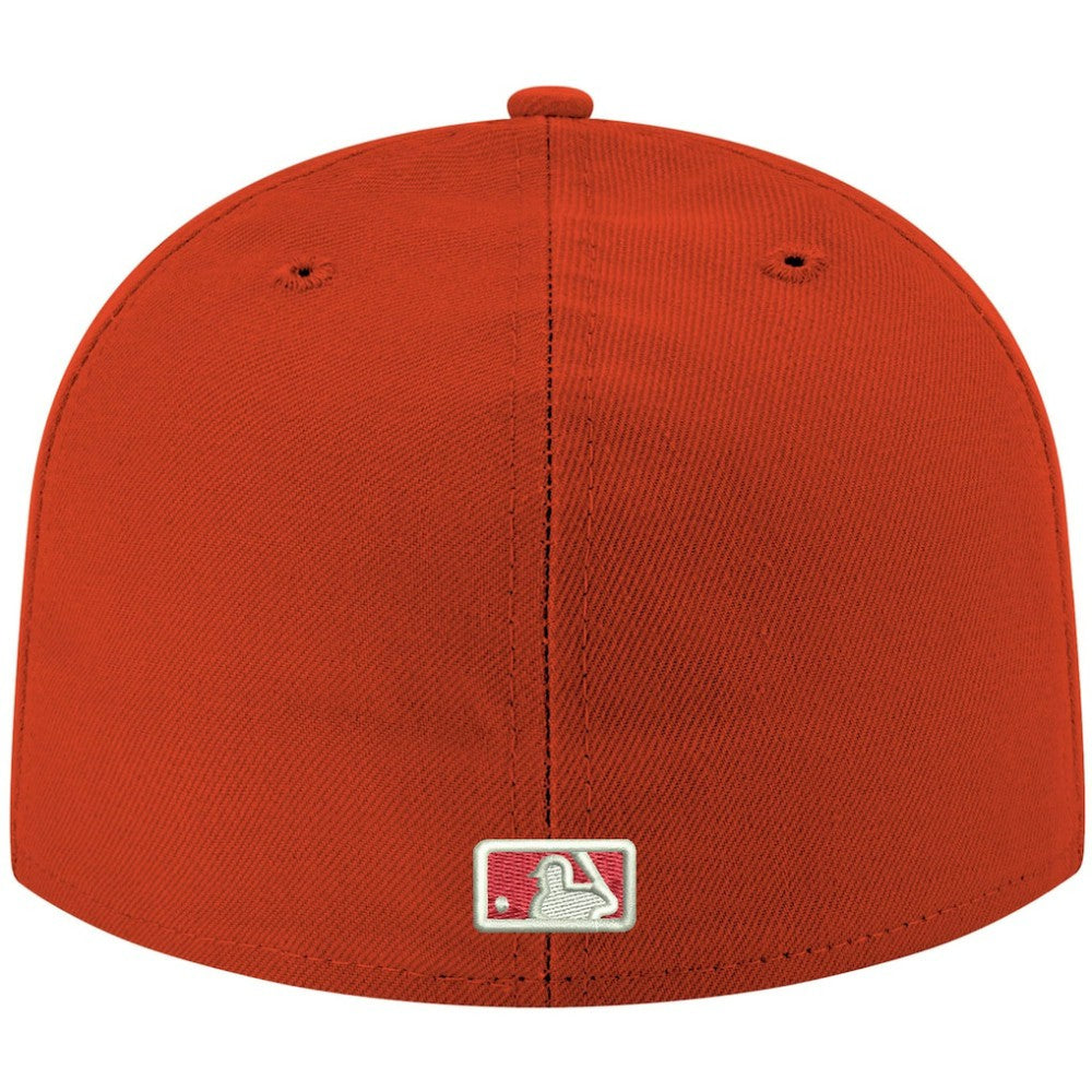 Tampa Bay Rays White Logo 59FIFTY Fitted Hat Red