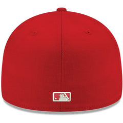 Chicago White Sox White Logo 59FIFTY Fitted Hat Red