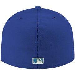 San Diego Padres White Logo 59FIFTY Fitted Hat Royal