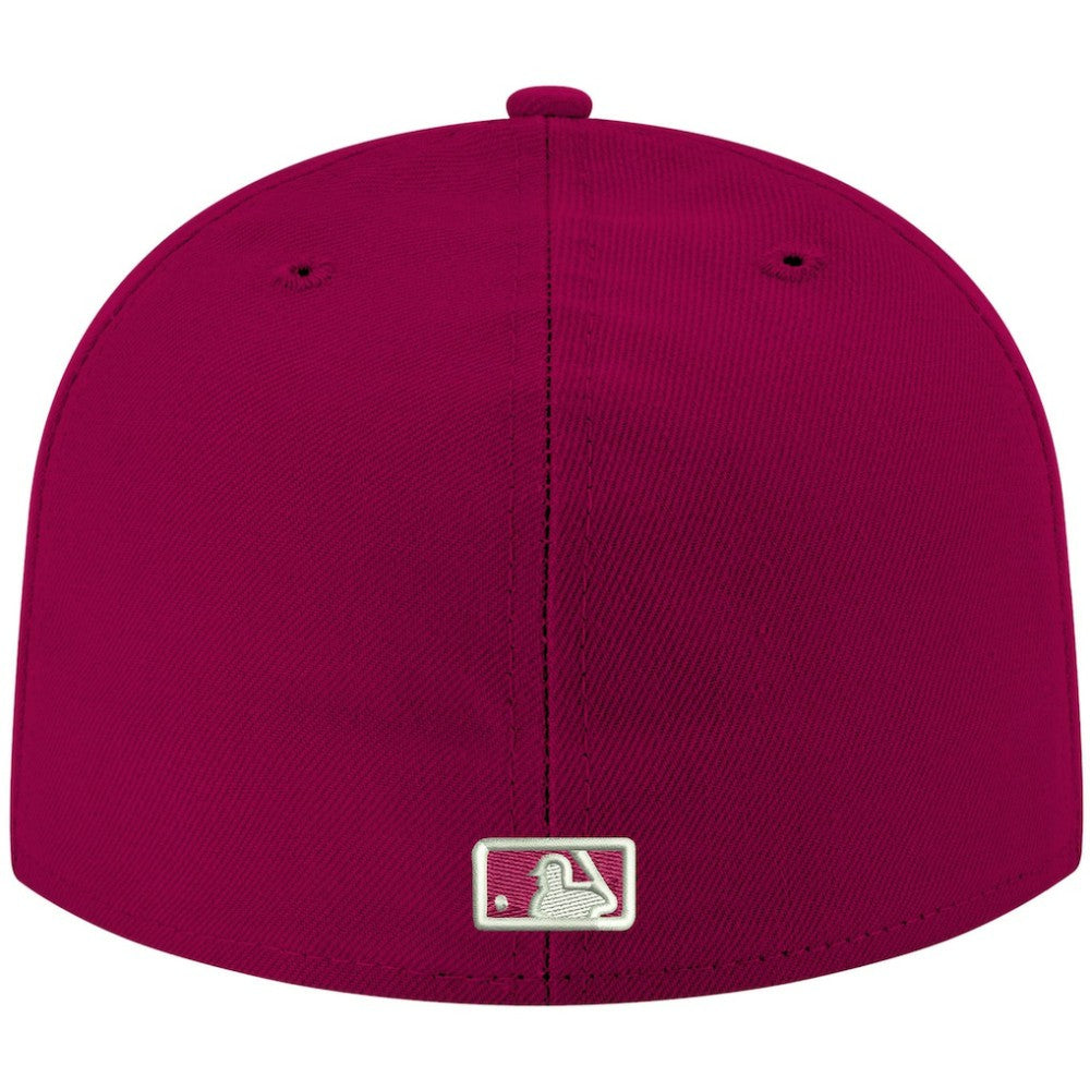Baltimore Orioles White Logo 59FIFTY Fitted Hat Cardinal