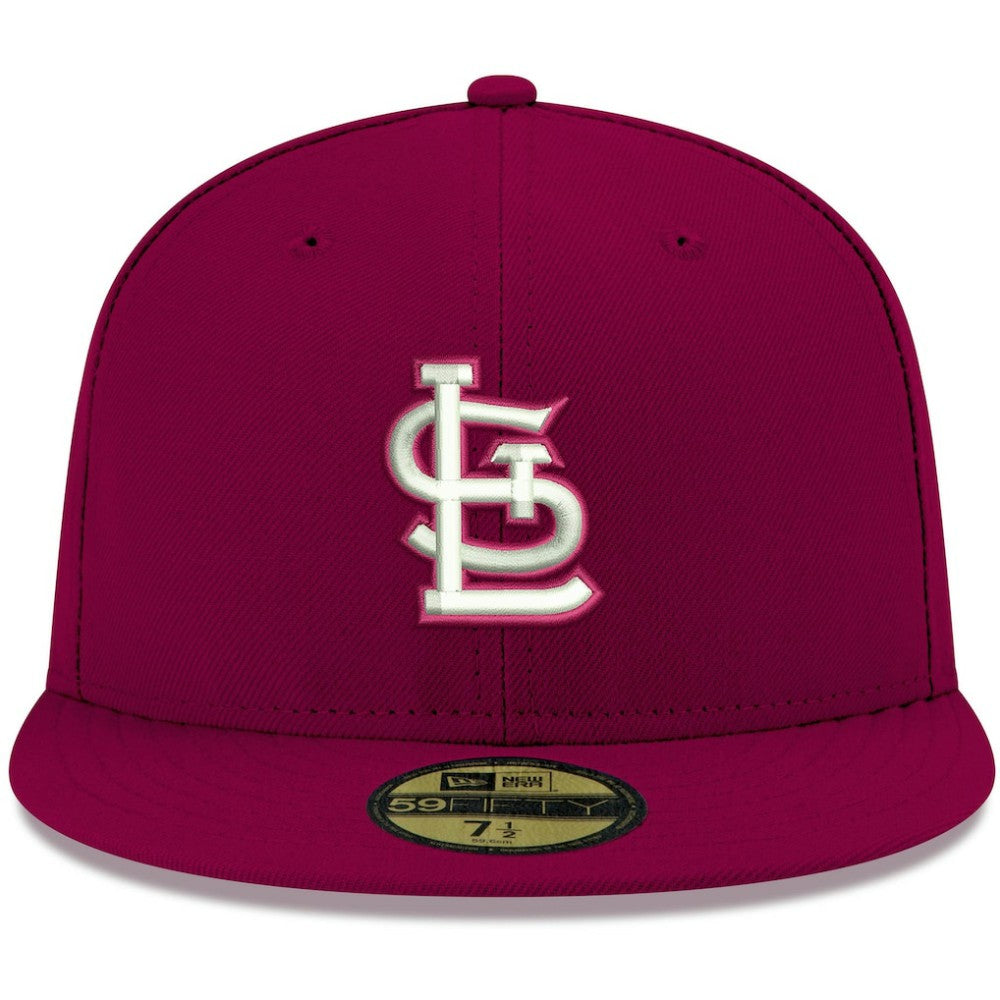 St. Louis Cardinals White Logo 59FIFTY Fitted Hat Cardinal