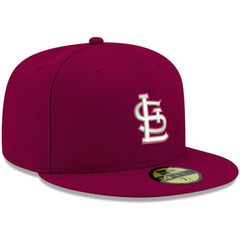 St. Louis Cardinals White Logo 59FIFTY Fitted Hat Cardinal