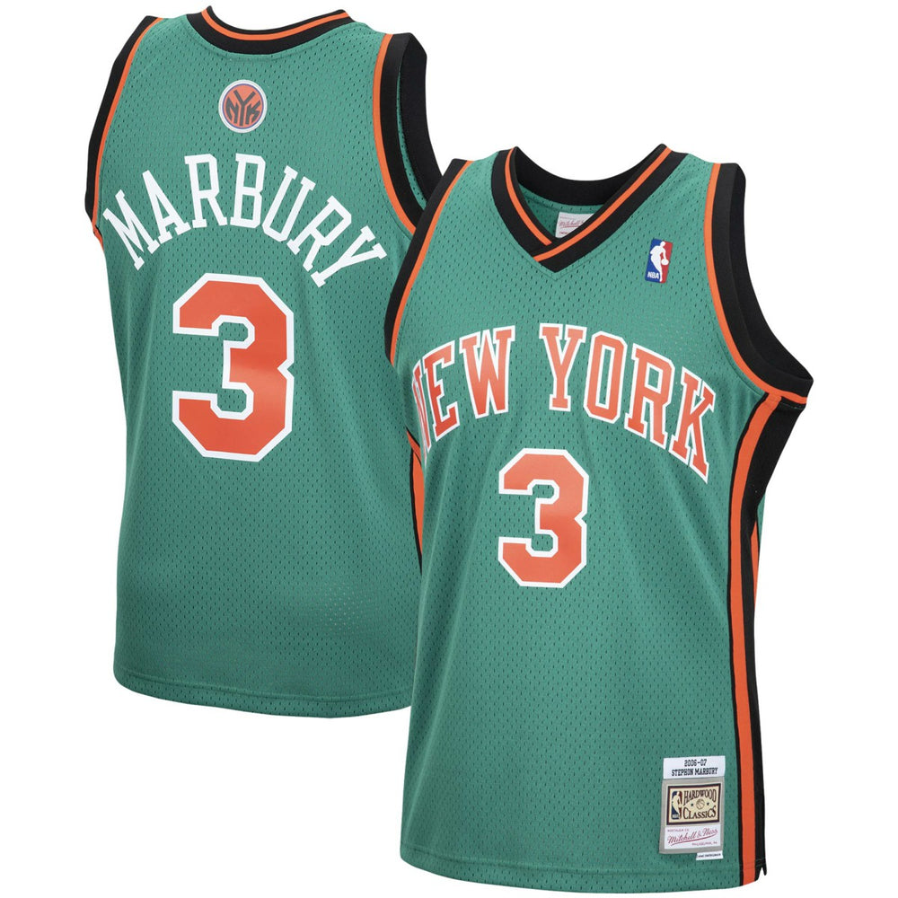 Stephon Marbury New York Knicks 2006/07 Hardwood Classics Swingman Jersey - Green online