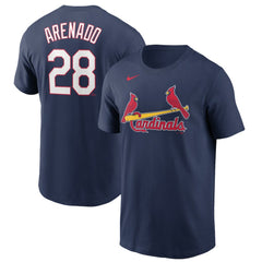 Nolan Arenado St. Louis Cardinals Name & Number T-Shirt Navy