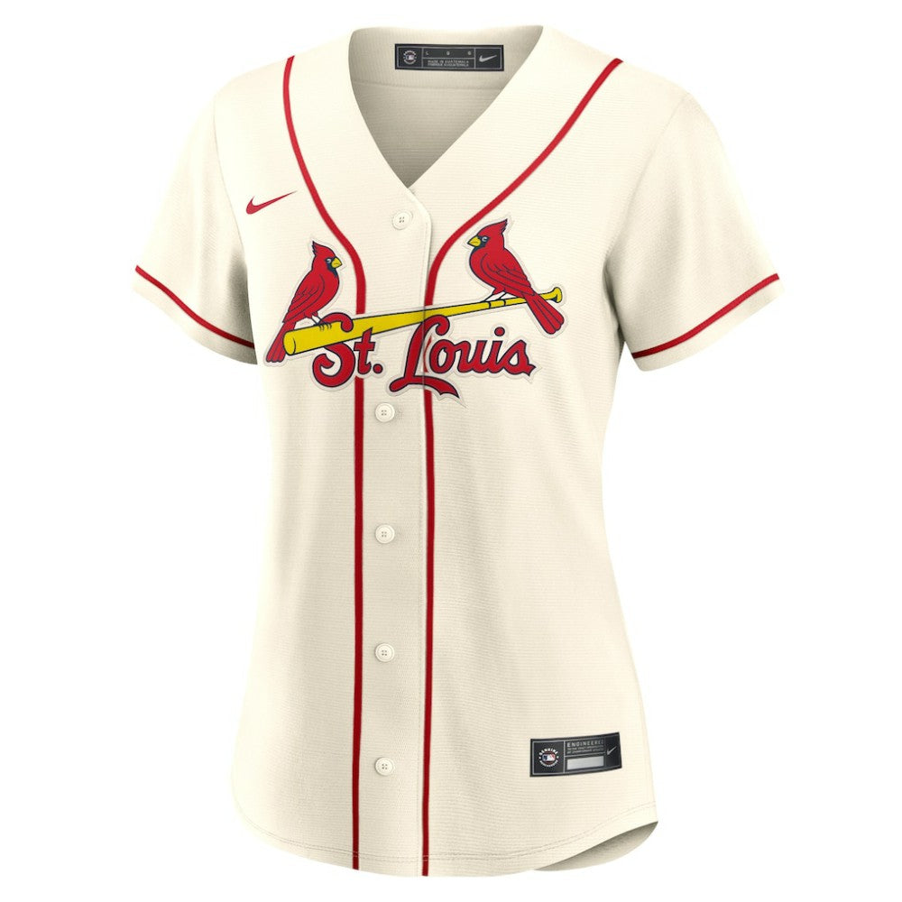 Nolan Arenado St. Louis Cardinals Women's Alternate Replica Player Jersey Cream