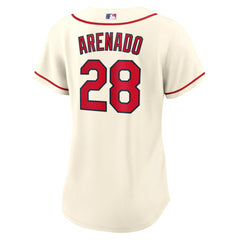 Nolan Arenado St. Louis Cardinals Women's Alternate Replica Player Jersey Cream