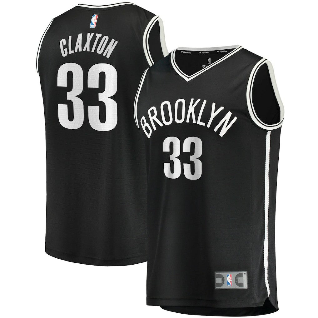Nicolas Claxton Brooklyn Nets Fast Break Replica Jersey - Icon Edition - Black shop