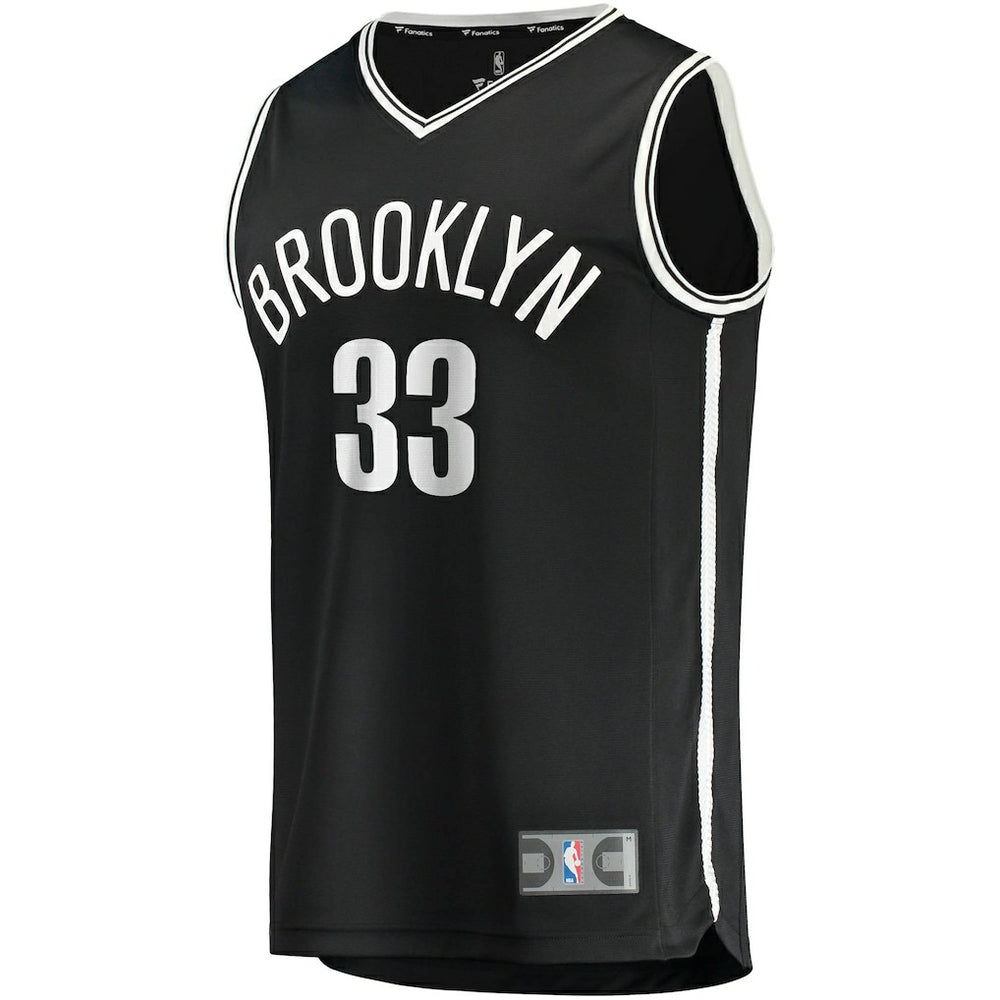 Nicolas Claxton Brooklyn Nets Fast Break Replica Jersey - Icon Edition - Black shop