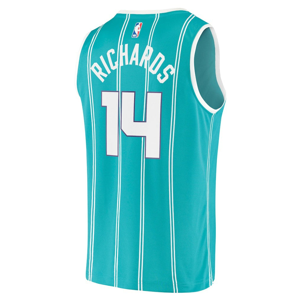 Nick Richards Charlotte Hornets Fast Break Replica Jersey - Icon Edition - Teal shop