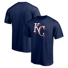 Kansas City Royals Red White and Team T-Shirt Navy