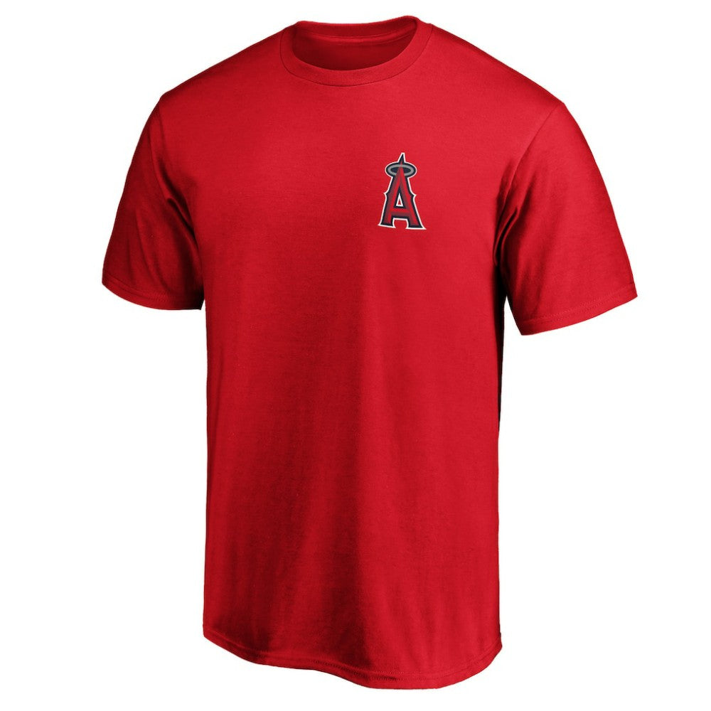 Los Angeles Angels Number One Dad T-Shirt Red