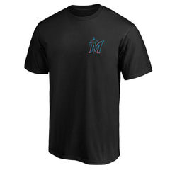 Miami Marlins Number One Dad T-Shirt Black