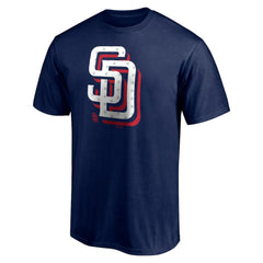 San Diego Padres Red White and Team T-Shirt Navy