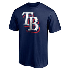 Tampa Bay Rays Red White and Team T-Shirt Navy