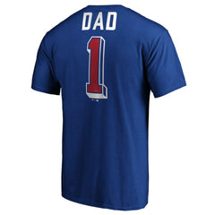 Texas Rangers Number One Dad T-Shirt Royal