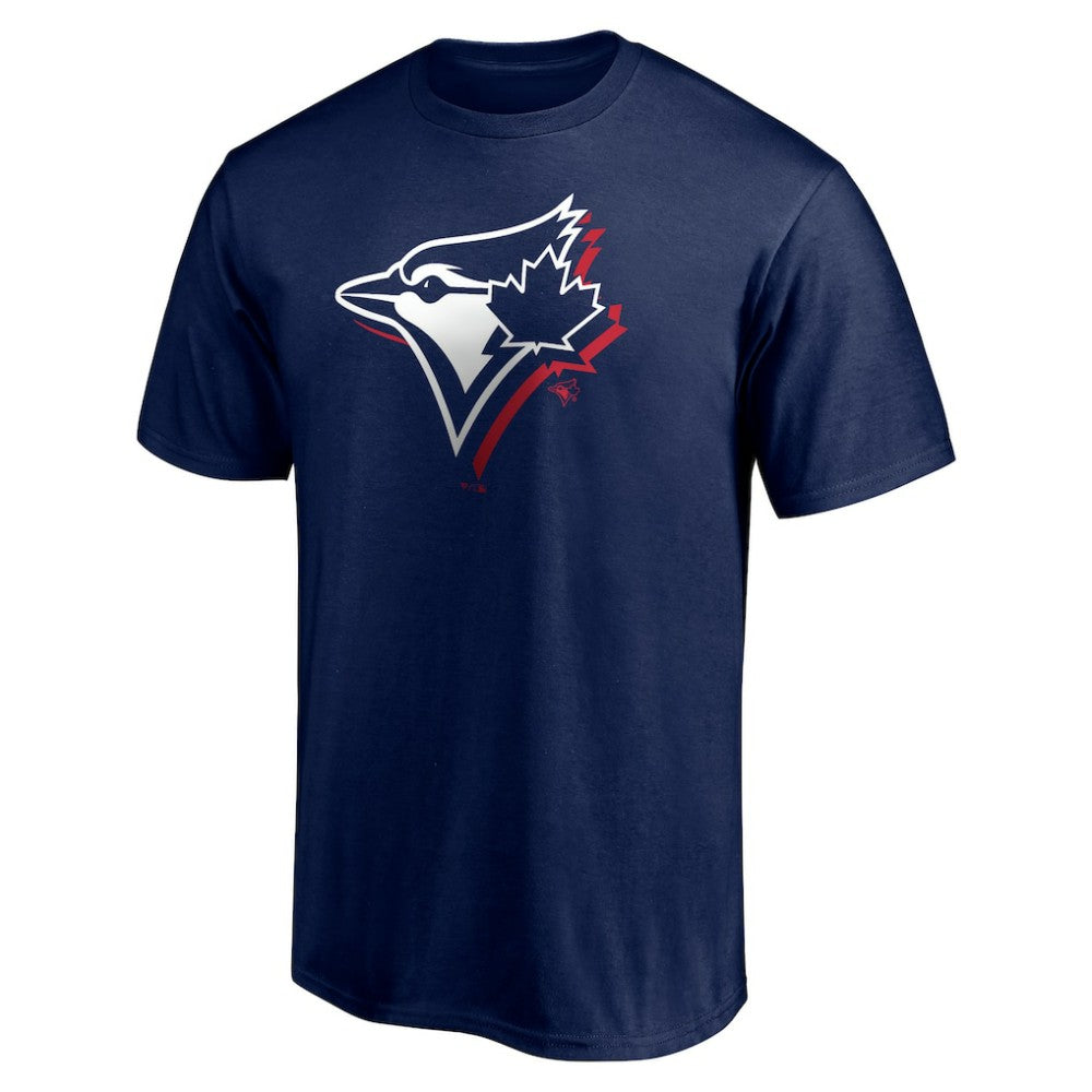 Toronto Blue Jays Red White and Team T-Shirt Navy