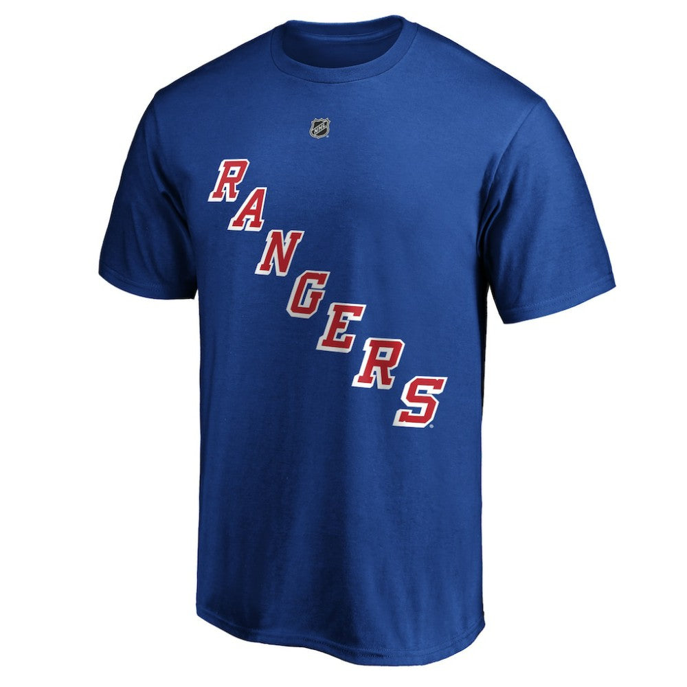 Alexis Lafreniere New York Rangers Fanatics Big & Tall Name & Number T-Shirt - Blue T-shirts