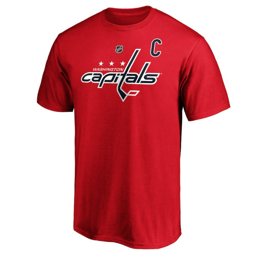 Alexander Ovechkin Washington Capitals Fanatics Big & Tall Captain Patch Name & Number T-Shirt - Red T-shirts