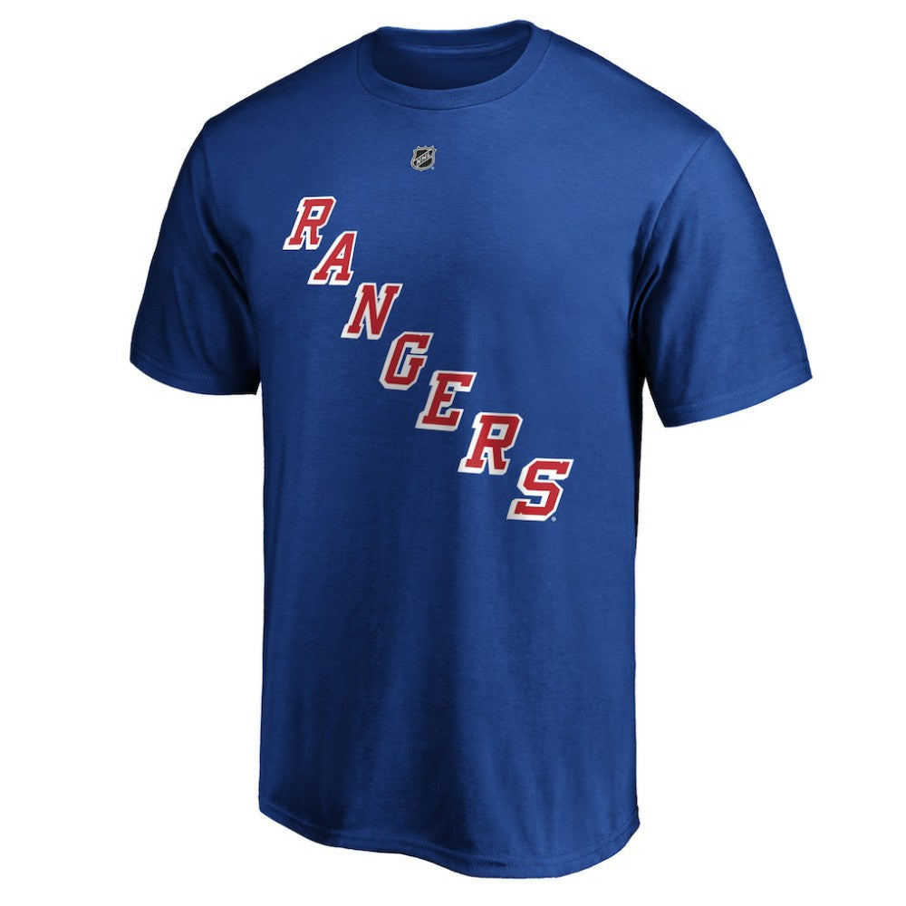 Mika Zibanejad New York Rangers Fanatics Big & Tall Name & Number T-Shirt - Blue T-shirts