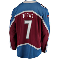 Devon Toews Colorado Avalanche Fanatics Home Breakaway Player Jersey - Burgundy Jerseys