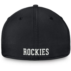 Colorado Rockies Core Flex Hat Black/Purple