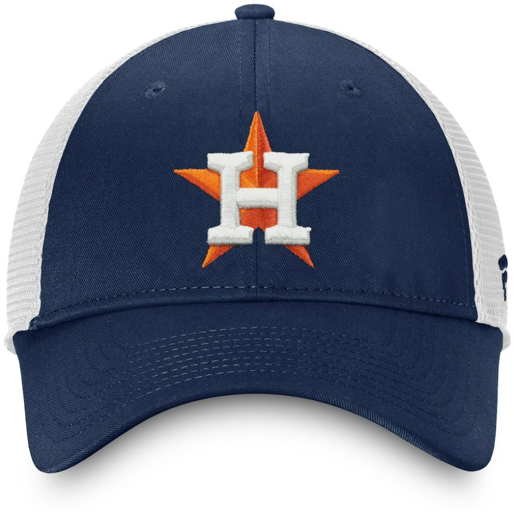 Houston Astros Team Core Unstructured Trucker Adjustable Hat Navy/White