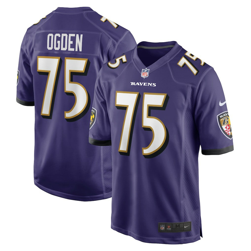 Jonathan Ogden Baltimore Ravens Retired Player Game Jersey - Purple discount