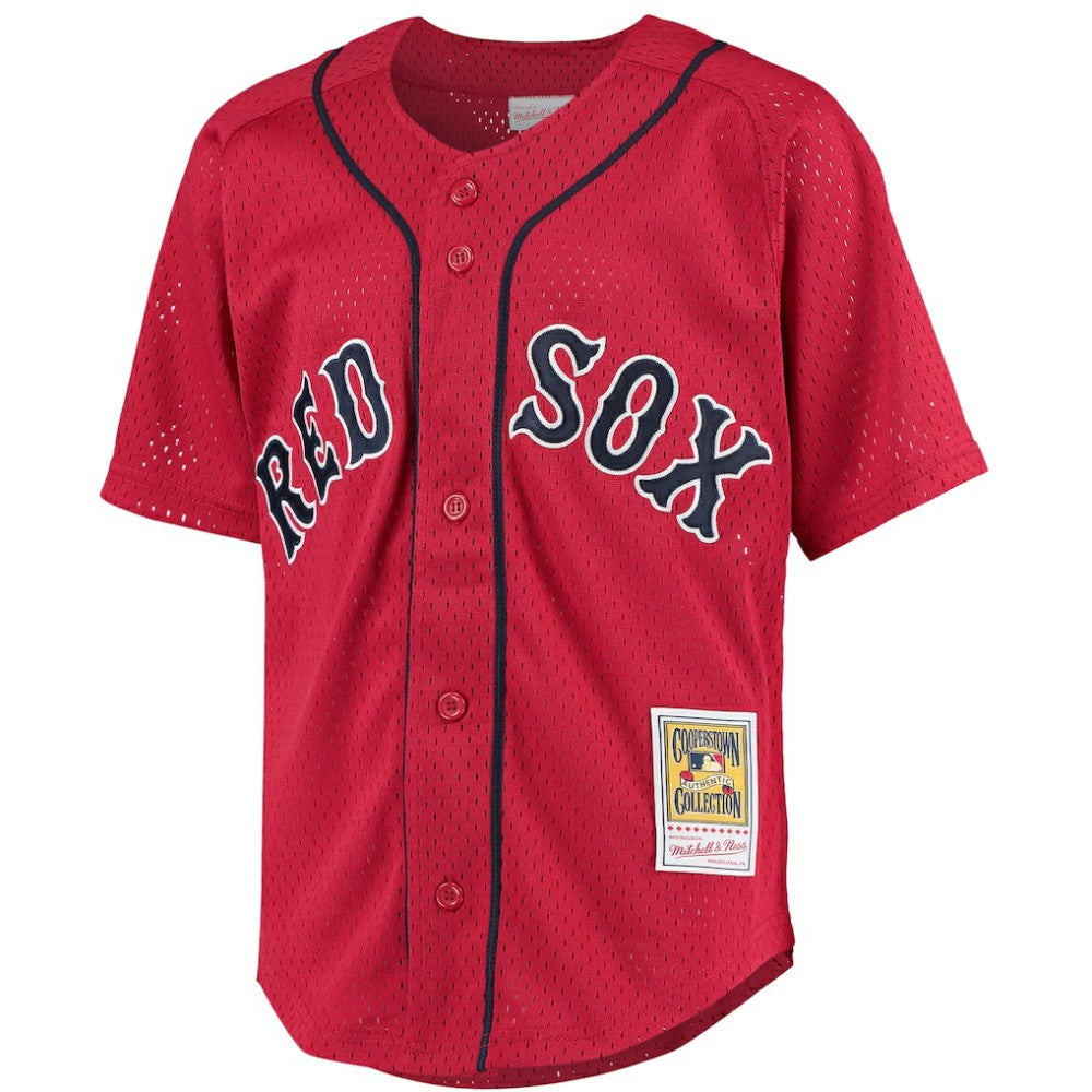 David Ortiz Boston Red Sox Youth Cooperstown Collection Batting Practice Jersey Red