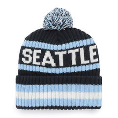 Seattle Kraken '47 Bering Cuffed Knit Hat with Pom - Navy Hats