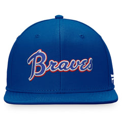 Atlanta Braves Cooperstown Collection Fitted Hat Royal