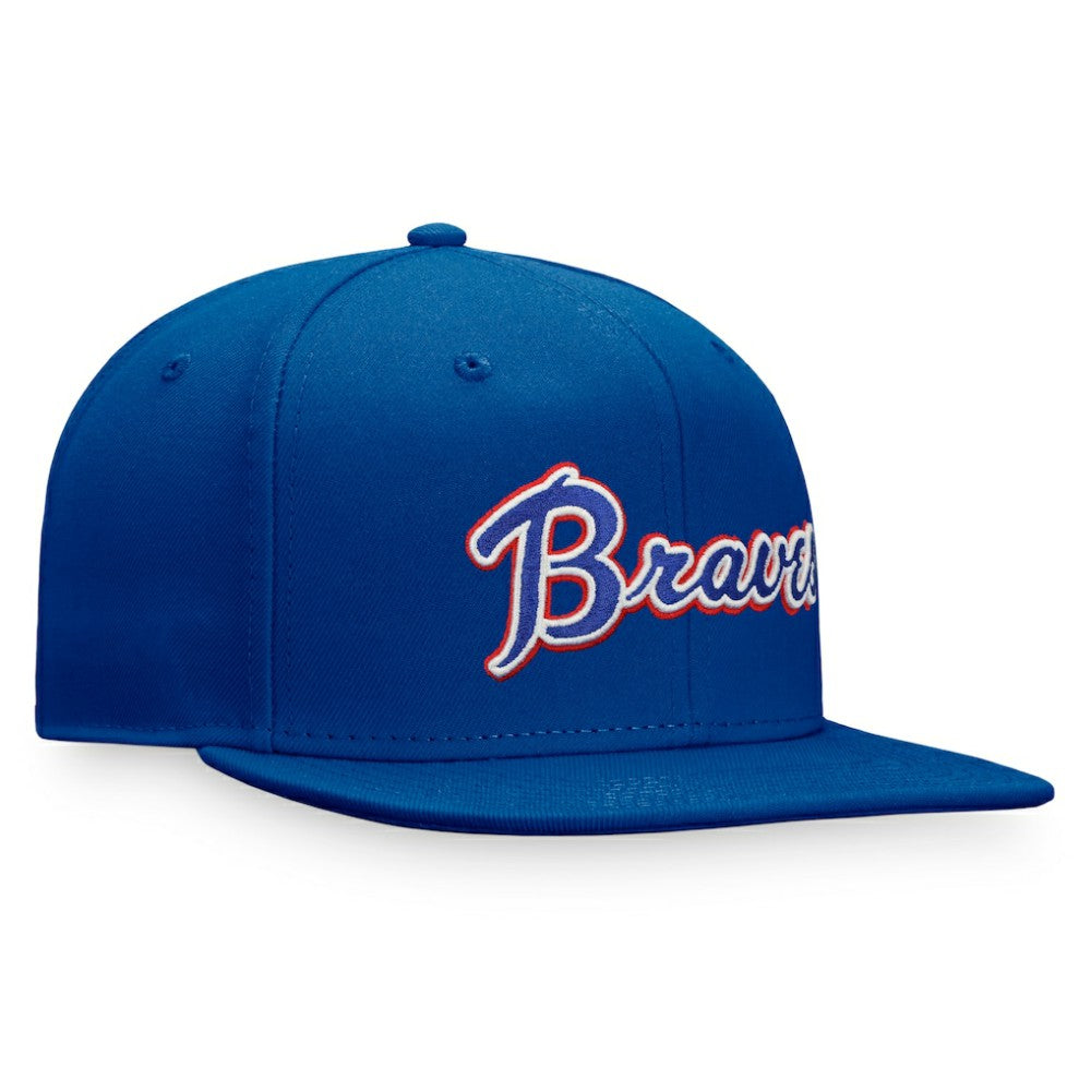 Atlanta Braves Cooperstown Collection Fitted Hat Royal