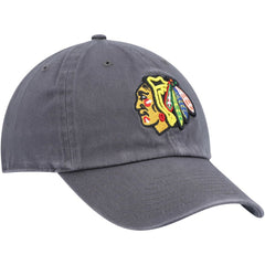 Chicago Blackhawks '47 Clean Up Adjustable Hat - Charcoal Hats