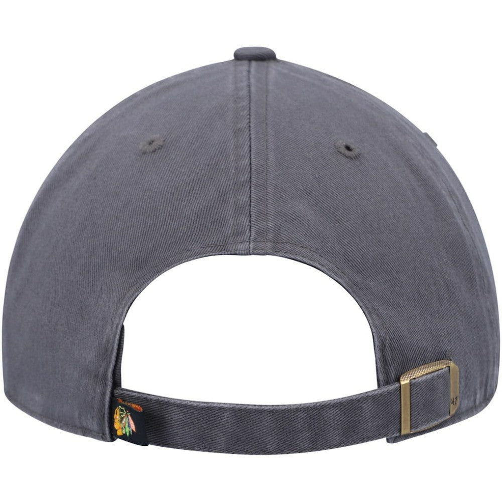 Chicago Blackhawks '47 Clean Up Adjustable Hat - Charcoal Hats