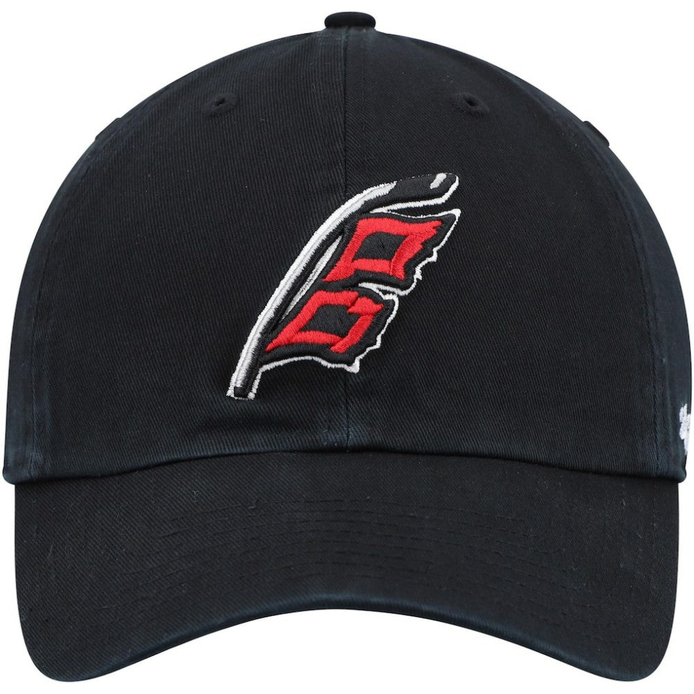 Carolina Hurricanes '47 Alternate Logo Clean Up Adjustable Hat - Black Hats