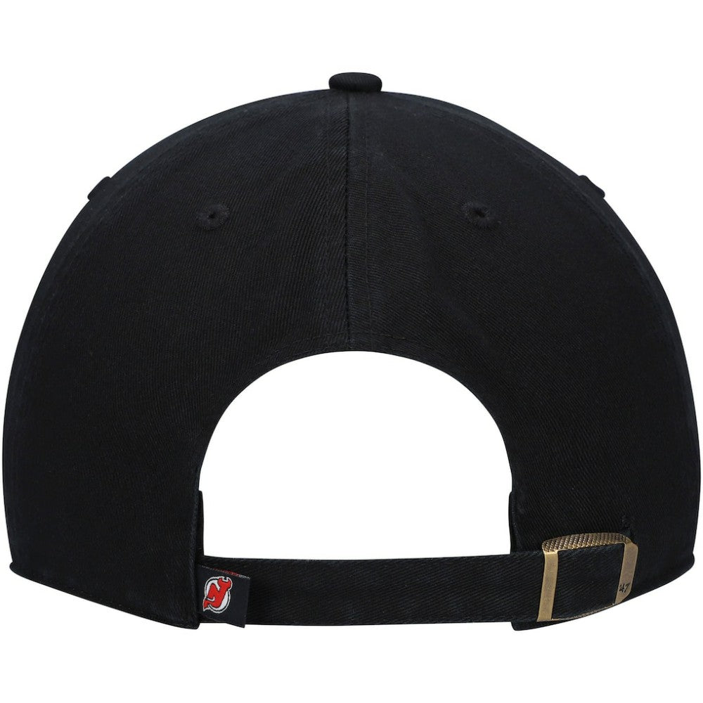 New Jersey Devils '47 Primary Logo Clean Up Adjustable Hat - Black Jerseys