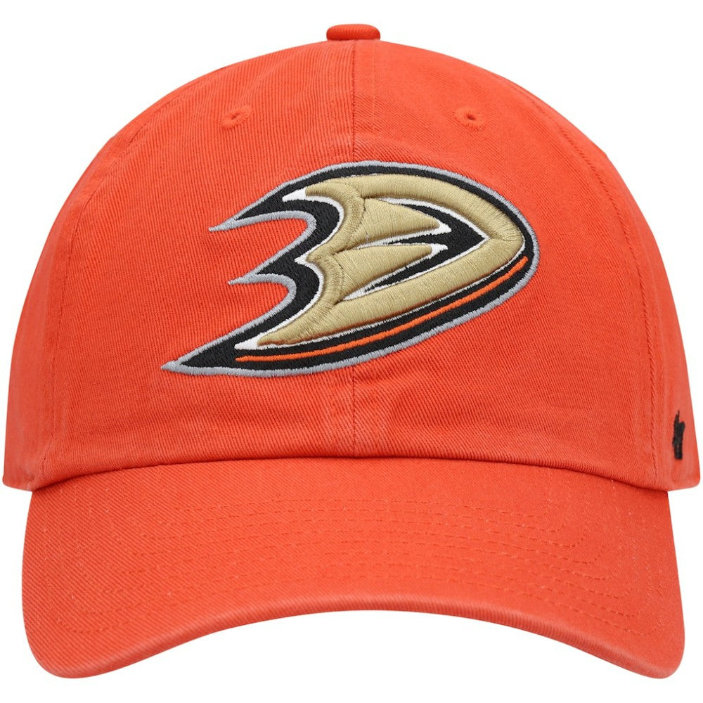 Anaheim Ducks '47 Clean Up Adjustable Hat - Orange Hats